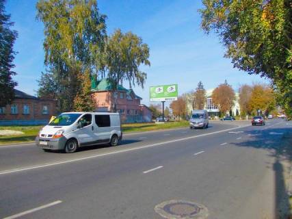 Билборд B в Сумах, 6x3  Бандери С. вул., -  Косовщинська вул. В центр фото 1