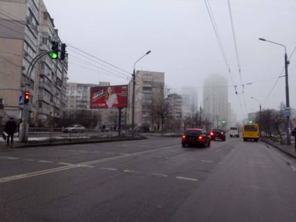 Билборд B в Киеве, 6x3  Героїв Сталинграда пр., 52 (150 м. до Героїв Дніпра вул.) фото 1
