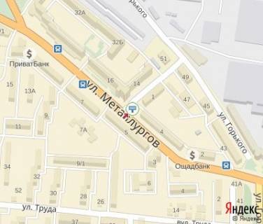 Білборд, Бігборд (Борд)  A у Сумах, 6x3  Металургоі вул., - Новопоселенська вул. (200 м.до "Укрссибанка") схема