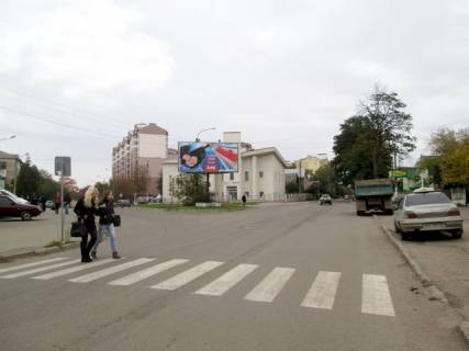 Билборд A в Ивано-Франковске, 6x3  Пулюя вул. - Берегова вул.,( в центр) фото 1