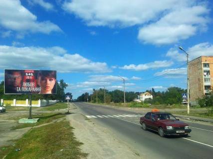 Билборд B в Сарнах Суворова ул.- Щорса ул. (роддом) фото 1