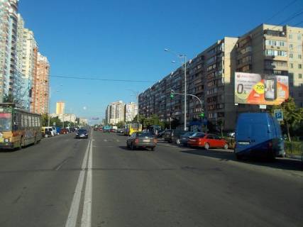 Билборд A в Киеве, 6x3  Цвєтаєвої М. вул., 14 фото 1