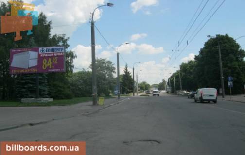 Билборд A в Ровно, 3х6  м. Рівне вул. Курчатова 3, неподалік автозаправки “Авіос”, в’їзд на стадіон “Мототрек” фото 1
