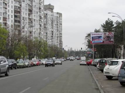 Билборд A в Киеве, 6x3  Князя Романа Мстиславовича (Ген. Жмаченка) вул., 12 напроти схема