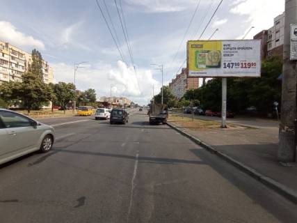 Білборд, Бігборд (Борд)  A у Києві, 6x3  Рейгана (Драйзера) вул., 11 схема