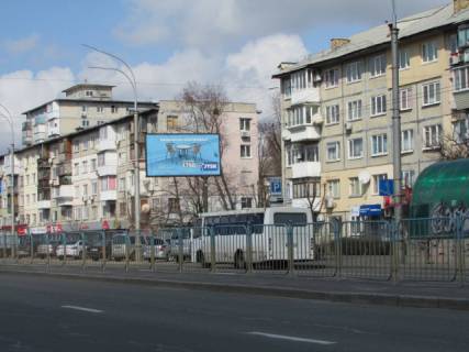 Билборд A в Киеве, 6x3  Воскресенський (Перова б-р) проспект, 30 схема