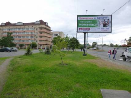 Билборд B в Львове, 3м x 6м  Тимошенка Маршала, 2к схема