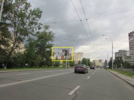 Билборд B в Львове, 3м x 6м  Героїв Дніпра, 16Б схема
