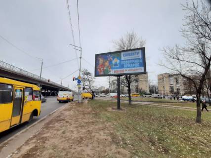 Скроллер A в Киеве, 6x3  Братиславська, 24 / Шолом-Алейхема (ринок "Юність") - 26446 схема