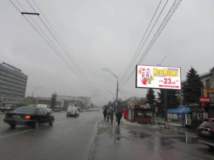 Видеоборд A в Киеве, 6x3  Берестейський проспект (ст.м."Святошин", рух до центру міста) - 391353 схема