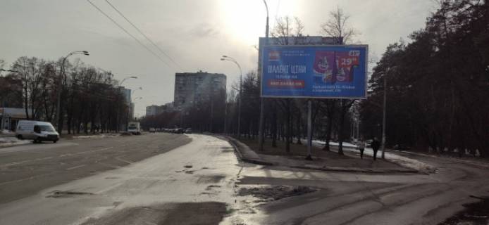 Призма A в Киеве, 6x3  Георгія Гонгадзе (Радянської України) проспект, 22 (навпроти) - 27258 схема