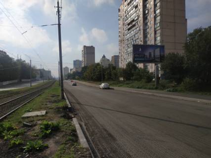 Билборд A в Киеве, 6x3  Автозаводська, 67 рухаючись від вул. Полярна схема