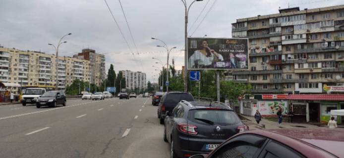 Призматрон, Призма A у Києві, 6x3  Йорданська (Лайоша Гавро), 20 (Супермаркет"Фора")  рух в напрямку вул.Маршала Малиновського - 27352 схема