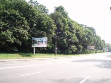 Билборд B в Львове, 3м x 6м  Стеценка (Сирецький Гай), за 380 метрів до перехрестя з вул. Саратовська схема