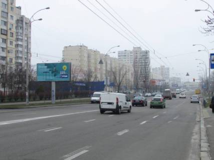 Билборд B в Львове, 3м x 6м  Героїв Дніпра, 42 схема