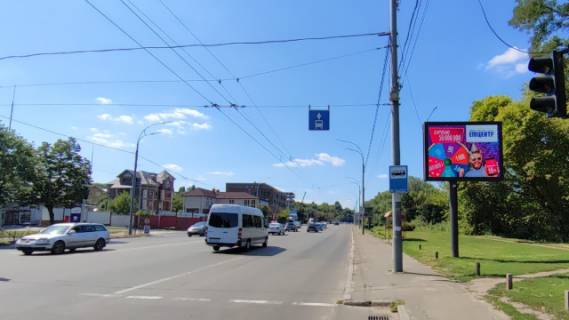 Видеоборд A у Києві, 3.14x2.32  Валерія Лобановського проспект, світлофор (навпроти АЗС "АNP") - 333084 схема