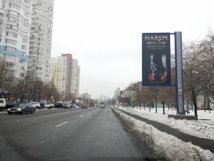 Бэклайт A в Киеве, 3x6  Харківське шосе, 59 схема
