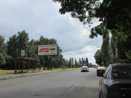 Билборд A в Киеве, 6x3  Дзюби Івана (Сім`ї Сосніних), 14, ліворуч схема