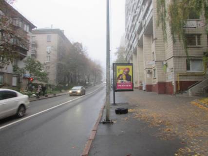 Ситилайт A в Киеве, 1.2x1.8  Кловський узвіз, 11 навпроти схема
