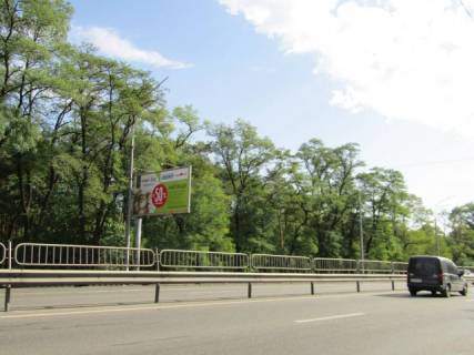 Билборд B в Львове, 3м x 6м  Нарбута Георгія проспект, (Визволителів, Парк Перемоги) схема