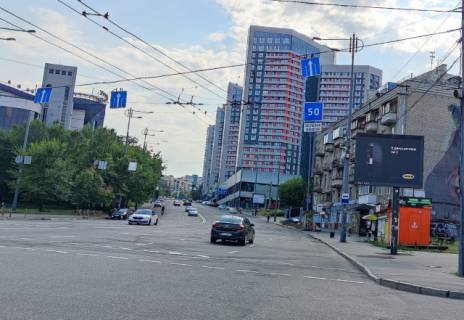 Видеоборд A у Києві, 3.14x2.32  Василя Липківського (навпроти ТРЦ Ультрамарин) - 332478 схема