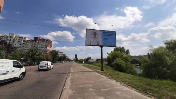 Билборд A в Киеве, 6x3  Закревського Миколи, 5 навпроти схема