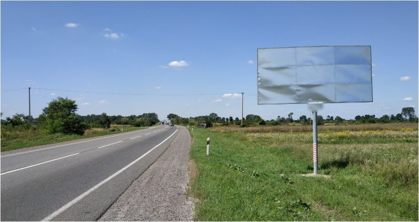Білборд, Бігборд (Борд)  A у трасах Львіва, 6x3  Траса М-06 Київ-Чоп, с.Ямпіль, лівий Фото 1