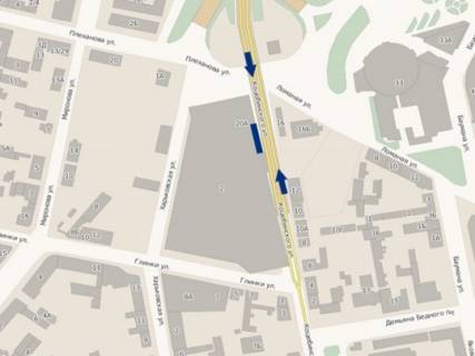 Брандмауэр A в Днепр (Днепропетровск) вул. Глінки, 2 схема