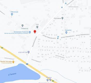 Билборд B в Умане, 3х6  біля будівлі №2 по вул. Вокзальній схема