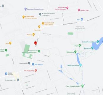 Билборд B в Умане, 3х6  вул.Київська, 25 схема