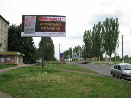 Білборд, Бігборд (Борд)  B у Бахмуті, 3х6  вул. Ювілейна, 20 Фото 1