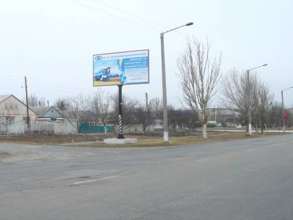 Билборд B в Бердянске пр.Східний (пр.Пролетарський), в районі будинку №10 (біля перехрестя з вул.Лізи Чайкіної) фото 1