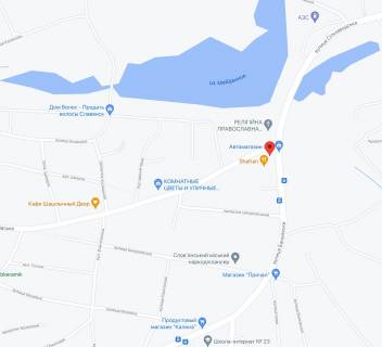 Білборд, Бігборд (Борд)  A у Слов'янську, 3х6  вул. Банківська та вул. Колонтаївська схема