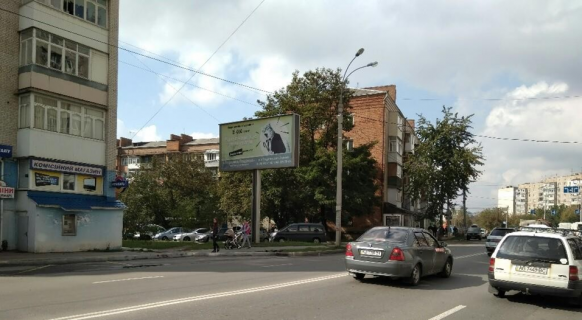 Білборд, Бігборд (Борд)  B у Вінниці, 3х6  Зодчих Фото 1