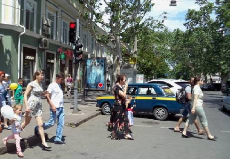 Ситилайт A в Одессе, 1.8x1.2  Катерининська вул., 14 - Дерибасівська вул. фото 1