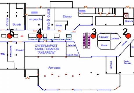 Ситилайт A в Одессе ТЦ Fontan Sky холл №3А1 схема