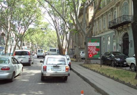 Ситилайт A в Одессе, 1.8x1.2  Пушкінська вул., 19 фото 1