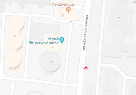 Ситилайт B в Одессе Шевченко пр., 14, БЦ "Шевченковский" схема