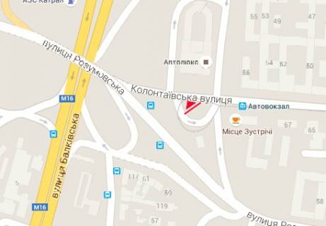 Билборд A в Одессе Колонтаевская ул., 71 схема