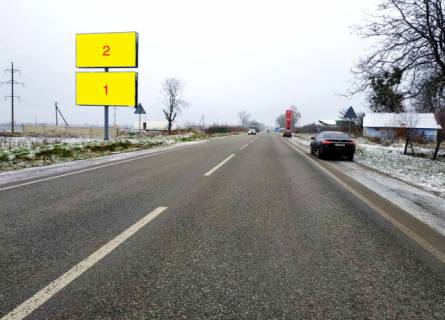 Білборд, Бігборд (Борд)  B у Золочеві Центральний въезд в г.Золочев со Львова + объездная дорога на г.Тернополь, трасса Львов - Тернополь (Н-02)+ АЗК Brent Oil, нижня Фото 1