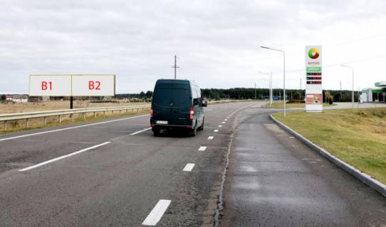 Билборд B в Краковце, 6x3м.  Кордон, на м. Яворів, м. Львів, 5500 м. від прикордонного посту, траса Львів - Краківець (М-10), поряд АЗК АМІК фото 1