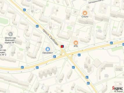 Нестандарт  у Києві просп. Свободи, 2 схема