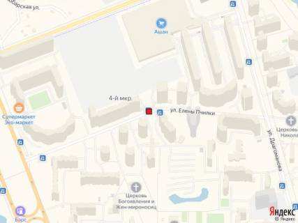 Нестандарт A в Киеве, 1,25x2,10  Вул. О. Пчілки, 4 схема