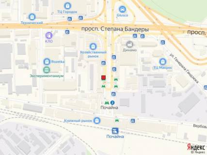 Нестандарт A в Киеве, 1,25x2,10  Оболонський просп., 5 схема