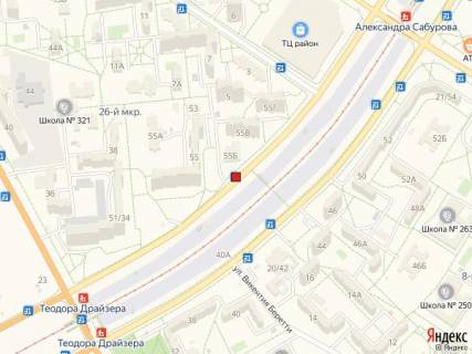 Нестандарт  у Києві Вул. Бальзака, 55-Б схема