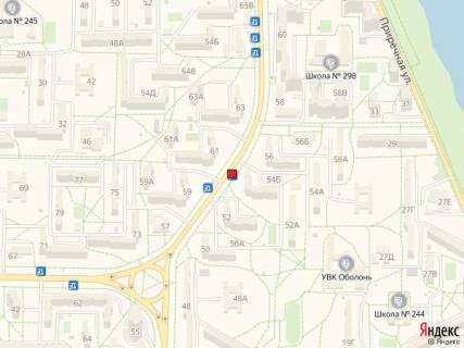 Нестандарт  в Киеве Просп. Героїв Сталінграду, 54 схема