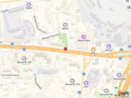 Нестандарт A у Києві, 1,25x2,10  Проспект Червонозоряний, 117 схема