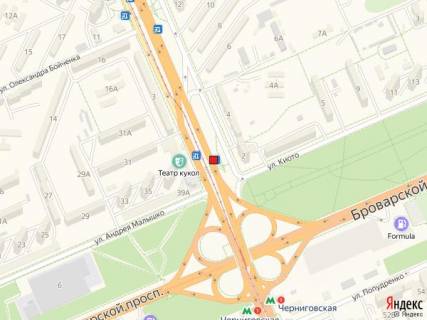 Нестандарт  в Киеве Вул. Братиславська, 2 схема