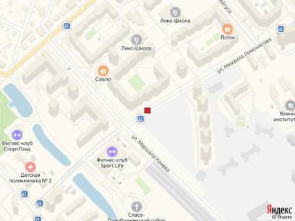 Нестандарт  в Киеве Вул. Ломоносова, 58 схема