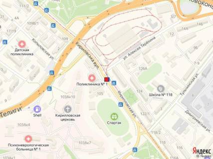 Нестандарт  в Киеве вул. Кирилівська, 105 схема